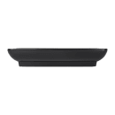 Elite Global Solutions 14 1/2" x 8 1/2" Rectangular Pappasan Platter - Melamine, Black (M85145-B) thumbnail 3