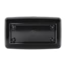 Elite Global Solutions 14 1/2" x 8 1/2" Rectangular Pappasan Platter - Melamine, Black (M85145-B) thumbnail 4