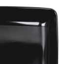 Elite Global Solutions 14 1/2" x 8 1/2" Rectangular Pappasan Platter - Melamine, Black (M85145-B) thumbnail 5