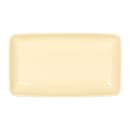 Elite Global Solutions 14 1/2" x 8 1/2" Rectangular Pappasan Platter - Melamine, Banana Crepe (M85145-BCY) thumbnail 2
