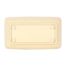 Elite Global Solutions 14 1/2" x 8 1/2" Rectangular Pappasan Platter - Melamine, Banana Crepe (M85145-BCY) thumbnail 4