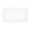 Elite Global Solutions 14 1/2" x 8 1/2" Rectangular Pappasan Platter - Melamine, Display White (M85145-NW) thumbnail 4