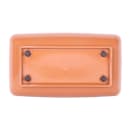 Elite Global Solutions 14 1/2" x 8 1/2" Rectangular Pappasan Platter - Melamine, Sunburn Terra Cotta (M85145-STC) thumbnail 4