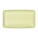Elite Global Solutions 14 1/2" x 8 1/2" Rectangular Pappasan Platter - Melamine, Weeping Willow Green (M85145-WWG) thumbnail 2