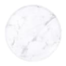 Elite Global Solutions 8" Round Sierra Plate Stand - Melamine, Faux Carrera Marble (M8RPKT-C) thumbnail 2