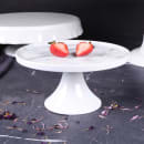 Elite Global Solutions 8" Round Sierra Plate Stand - Melamine, Faux Carrera Marble (M8RPKT-C) thumbnail 6