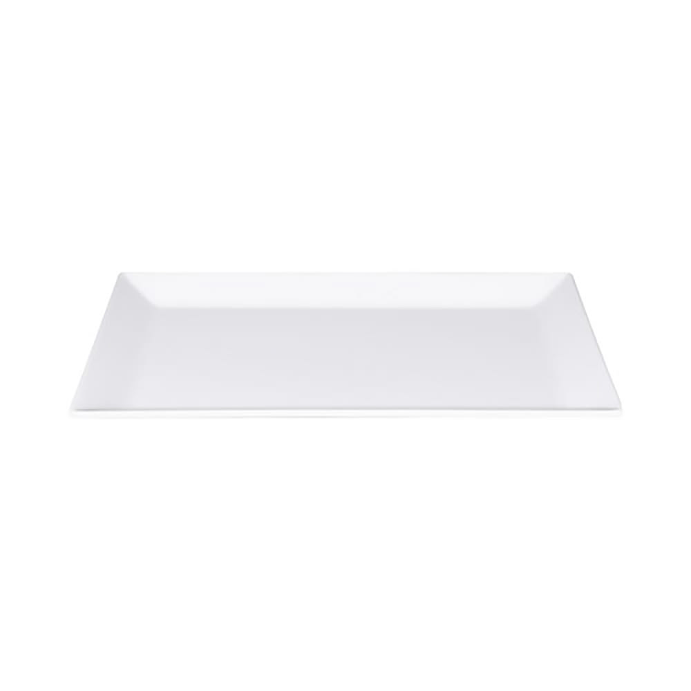 Elite Global Solutions 13 3/4" x 9" Rectangular Stratus Trays Platter - Melamine, White (M914RC-NW)