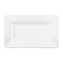 Elite Global Solutions 15" x 9" Rectangular Pebble Creek Tray - Melamine, White (M915RR-W) thumbnail 2