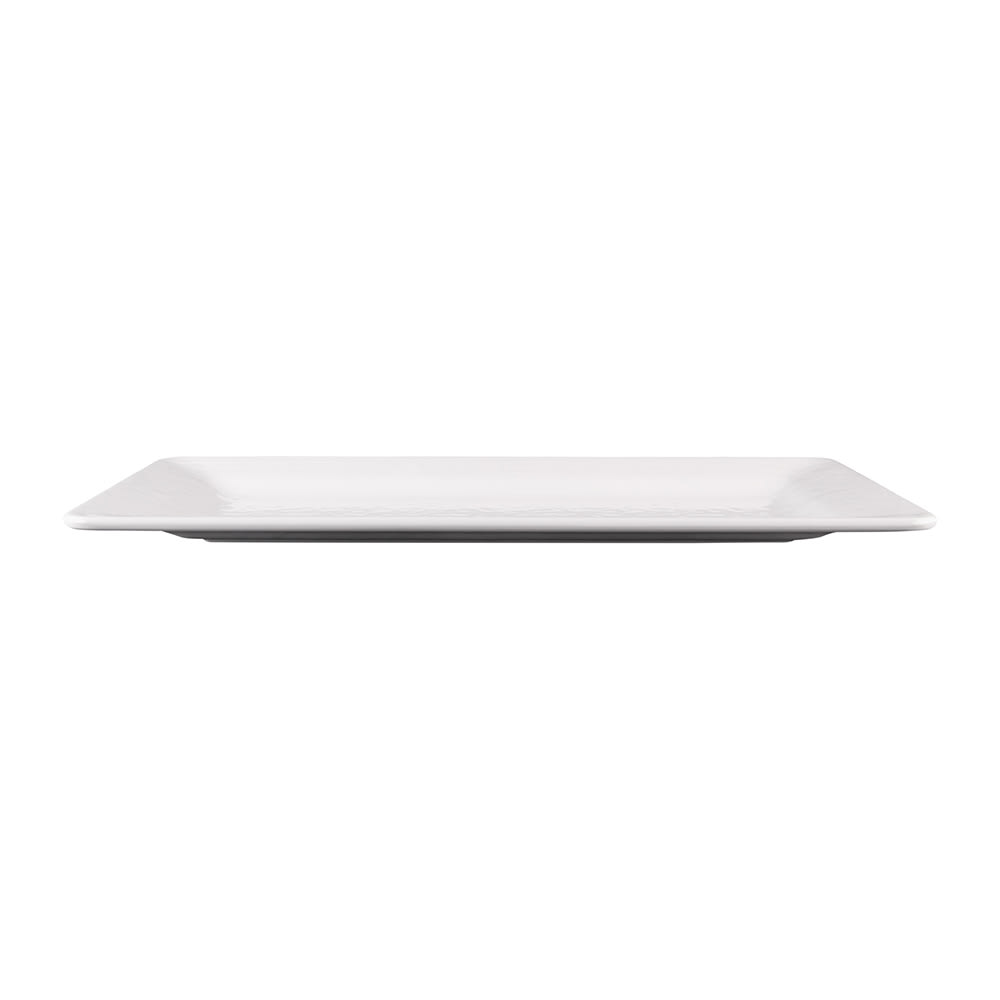 Elite Global Solutions 18" x 9" Rectangular Pebble Creek Tray - Melamine, White (M918RR-W)