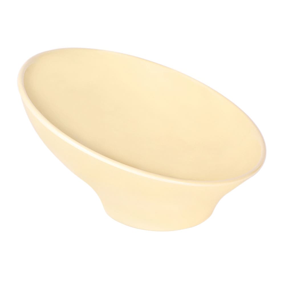 Elite Global Solutions 28 oz Round Melamine Bowl, Banana Crepe (M9-BCY)
