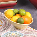 Elite Global Solutions 28 oz Round Melamine Bowl, Banana Crepe (M9-BCY) thumbnail 6