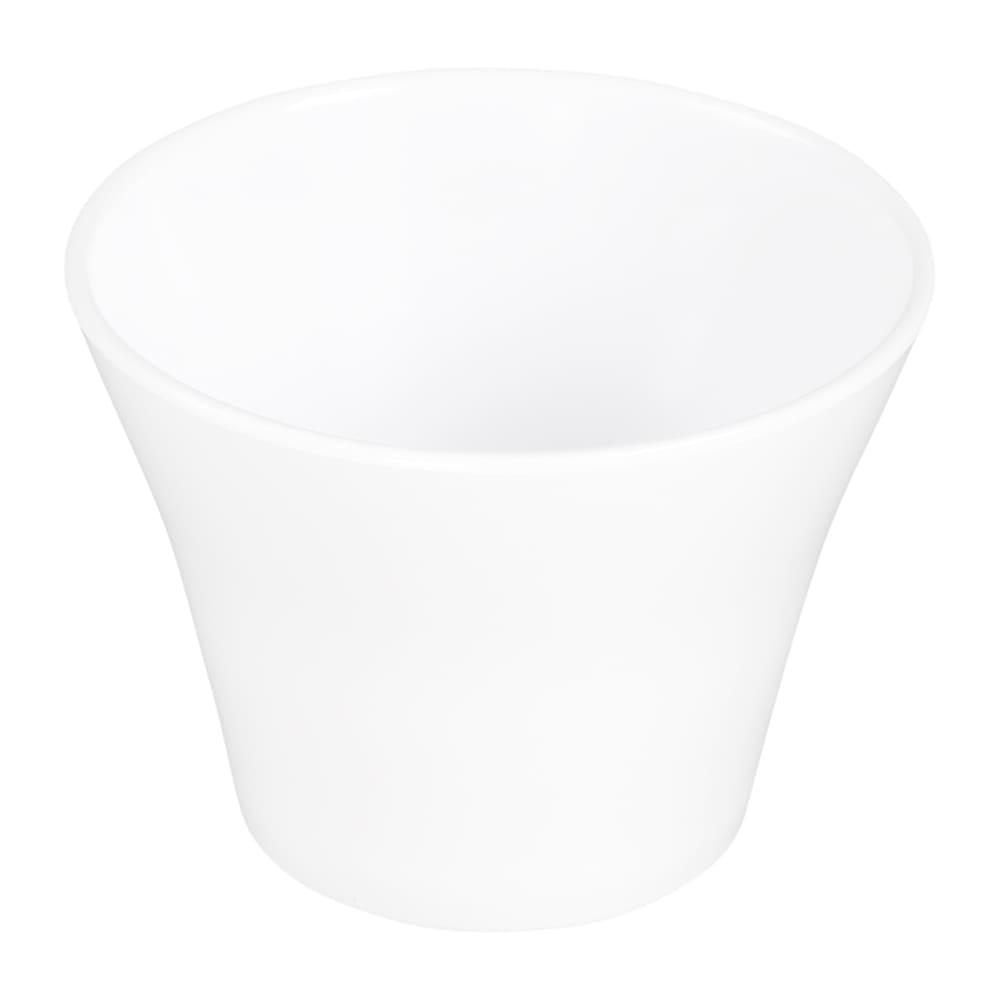 Elite Global Solutions 16 oz Crock - 4 5/8" Round, Melamine, White (MC16-W)