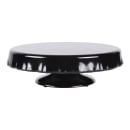 Elite Global Solutions 13" Round Pedestal Cake Stand - Melamine, Black (MCP13KT-B) thumbnail 3