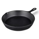 Elite Global Solutions 10" Round Illogical Faux Cast Iron Fry Pan w/ Handle - Melamine, Black (MFP10-B) thumbnail 2