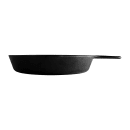 Elite Global Solutions 12" Round Illogical Faux Cast Iron Fry Pan w/ Handle - Melamine, Black (MFP14-B) thumbnail 3