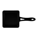 Elite Global Solutions 5 3/8" Square Illogical Faux Cast Iron Fry Pan w/ Handle - Melamine, Black (MFP55-B) thumbnail 2