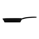 Elite Global Solutions 5 3/8" Square Illogical Faux Cast Iron Fry Pan w/ Handle - Melamine, Black (MFP55-B) thumbnail 3