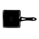 Elite Global Solutions 5 3/8" Square Illogical Faux Cast Iron Fry Pan w/ Handle - Melamine, Black (MFP55-B) thumbnail 4
