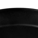 Elite Global Solutions 8 1/4" x 5 1/2" Oval Illogical Faux Cast Iron Serving Skillet - Melamine, Black (MFP85OV-B) thumbnail 5