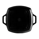 Elite Global Solutions 13" x 10 1/2" Square Faux Cast Iron Serving Skillet w/ Handles - Melamine, Black (MGP13-B) thumbnail 4