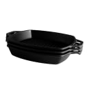 Elite Global Solutions 13" x 10 1/2" Square Faux Cast Iron Serving Skillet w/ Handles - Melamine, Black (MGP13-B) thumbnail 6