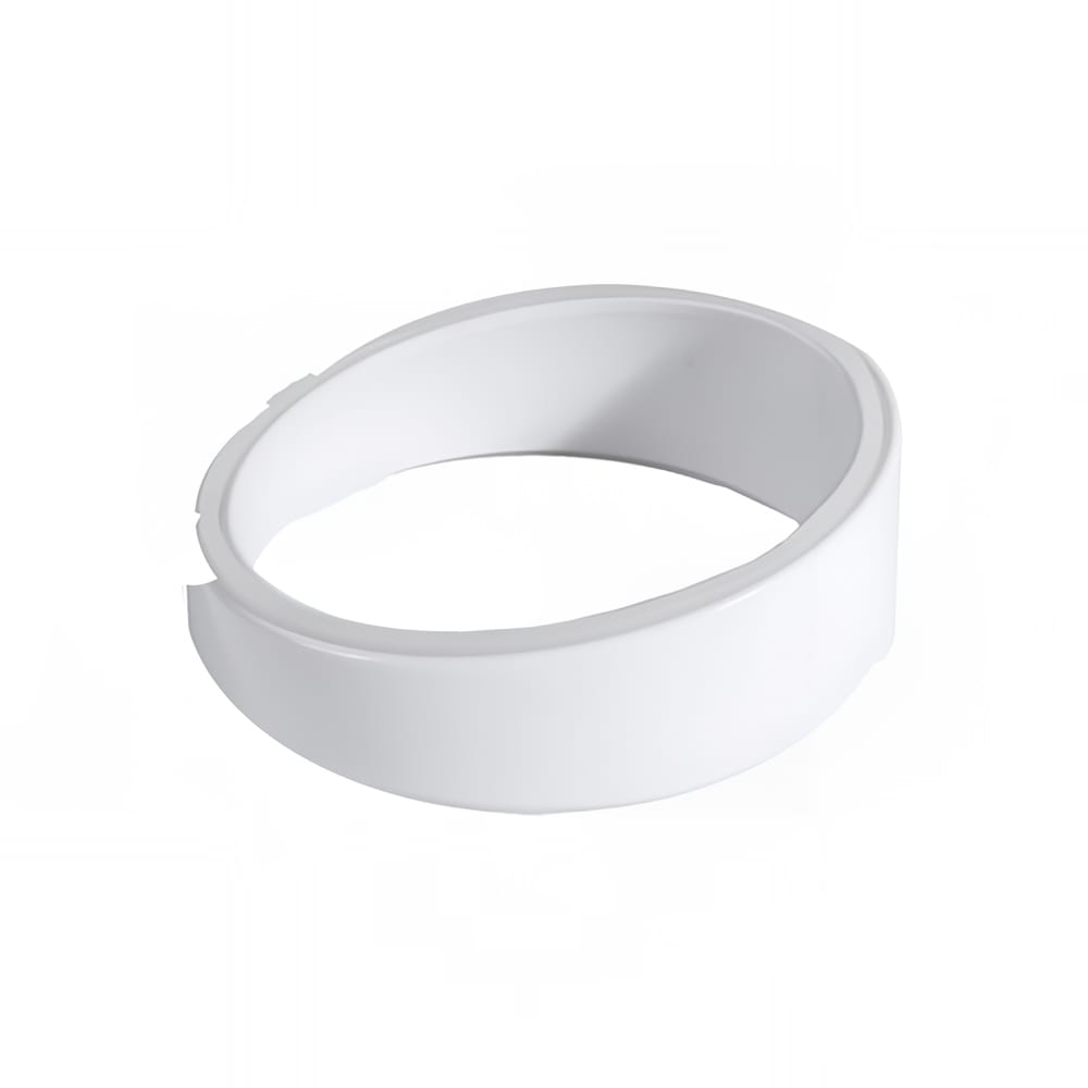 Elite Global Solutions 3 1/2" Round Meta Display Riser - 1 1/8"H, Melamine, White (MR351-W)