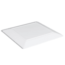 Elite Global Solutions 14 1/2" Square Stratus Trays Serving Platter - Melamine, White (Q2-V145-W) thumbnail 4