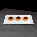 Elite Global Solutions 14" x 7" Rectangular Vogue Platter - Melamine, White (Q2-V147-W) thumbnail 6