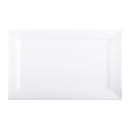 Elite Global Solutions 17 1/4" x 10 1/2" Rectangular Vogue Serving Platter - Melamine, White (Q2-V1710-W) thumbnail 2