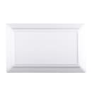 Elite Global Solutions 17 1/4" x 10 1/2" Rectangular Vogue Serving Platter - Melamine, White (Q2-V1710-W) thumbnail 4