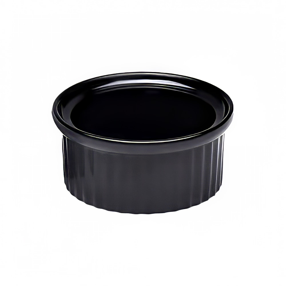 Elite Global Solutions 1 oz Melamine Ramekin, Black (R1-B)
