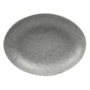 Elite Global Solutions 10" x 7" Oval Melamine Dinner Plate - Granite Stone (RT107OV-GS) thumbnail 2