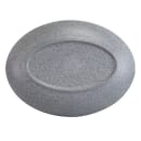 Elite Global Solutions 10" x 7" Oval Melamine Dinner Plate - Granite Stone (RT107OV-GS) thumbnail 4