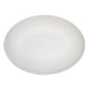 Elite Global Solutions 10" x 7" Oval Melamine Dinner Plate - Off White (RT107OV-OW) thumbnail 2