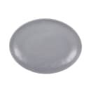 Elite Global Solutions 13" x 10" Oval Melamine Dinner Plate - Granite Stone (RT1310OV-GS) thumbnail 2