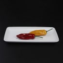 Elite Global Solutions Rectangular Melamine Dinner Plate - 14 1/2" x 6 1/2", Off White (RT146RC-OW) thumbnail 7