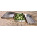 Elite Global Solutions Rectangular Serving Tray - 15"L x 6"W, Stainless Steel (SS6152) thumbnail 2