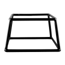 Elite Global Solutions Pedestal Display Riser - 7"L x 6"W x 4"H, Rubber Coated Steel, Black (SS764-RC) thumbnail 3