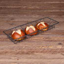 Elite Global Solutions Rectangular Wire Serving Basket - 18"L x 6"W x 2"H, Gunmetal Gray (W618-GG) thumbnail 8