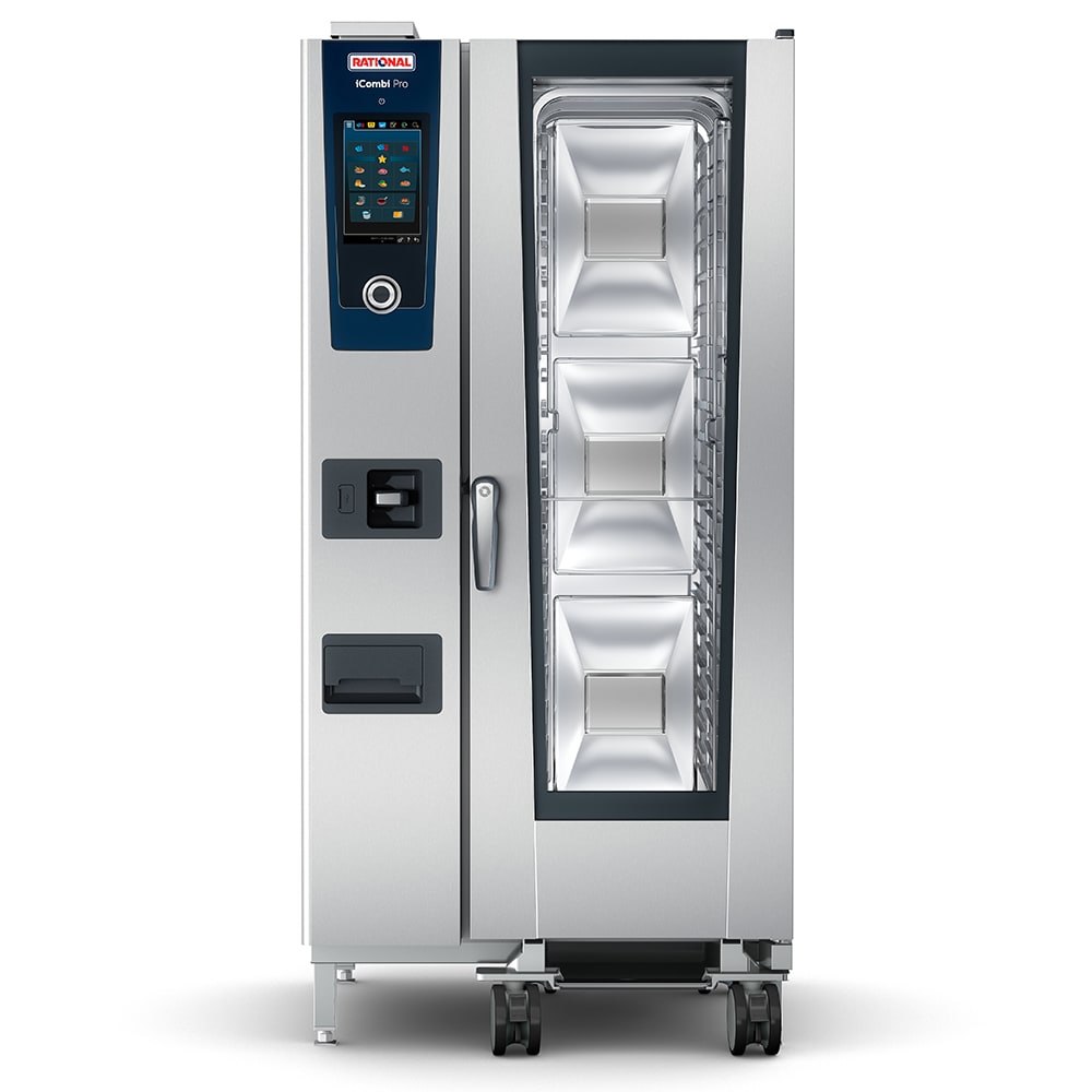 Rational ICP 20-HALF E 480V 3 PH Half Size Combi Oven - Boiler Based, 480v/3ph