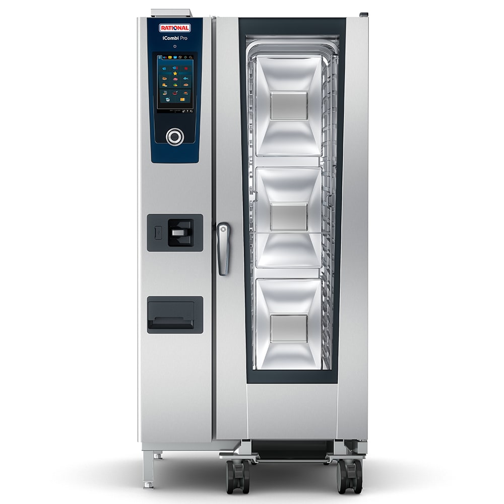 Rational ICP 20-HALF LP 120V 1 PH Half Size Combi Oven - Boiler Based, Liquid Propane