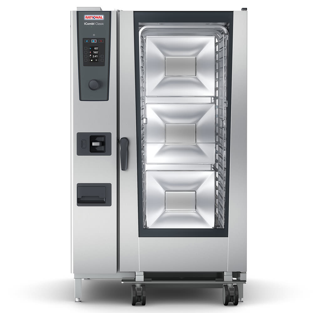 Rational ICC 20-FULL LP 208/240V 1 PH Full Size Combi Oven - Boiler Based, Liquid Propane
