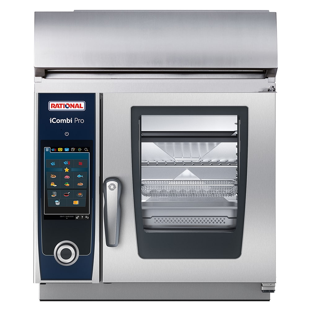 Rational ICP XS E 208/240V 3 PH UV Countertop Combi Oven - Boiler Based, 208-240v/3ph