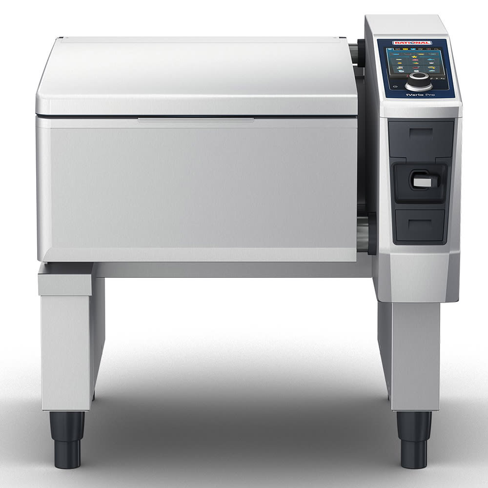 Rational IVARIOPRO L 208/240V 3 PH 26 gal Tilt Skillet - Open Base, Temperature Probe, 208-240v/3ph