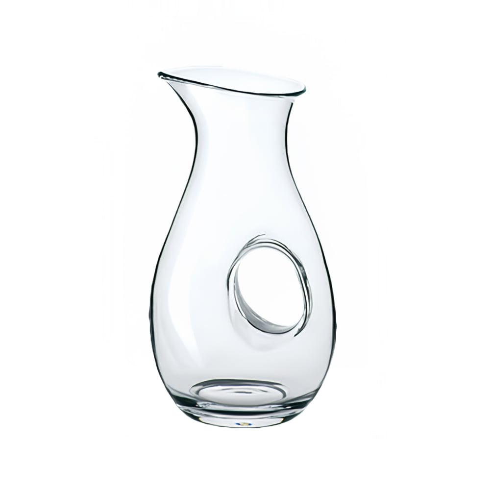 Steelite 4910Q001 50 1/3 oz Handled Carafe - Crystal, Clear