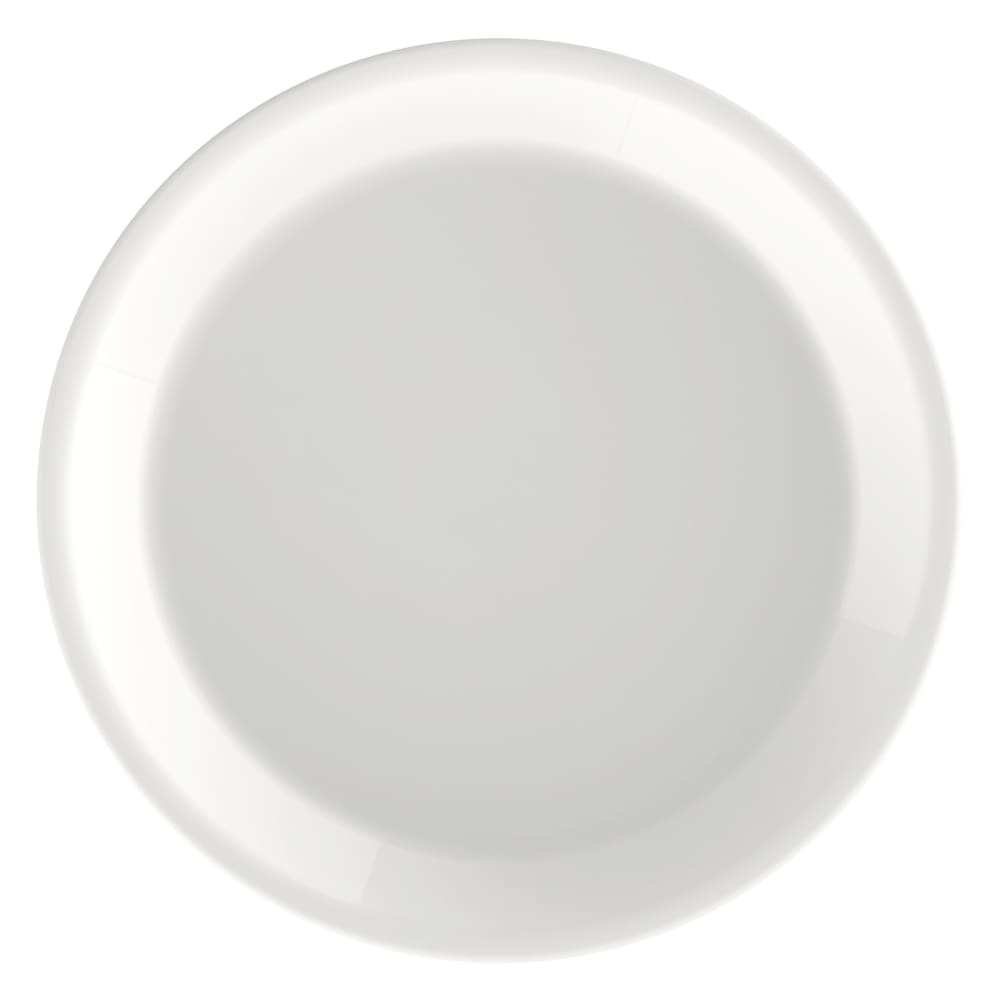 Steelite 49205Q968 9" Round Careware Contact Plate - Glass, White