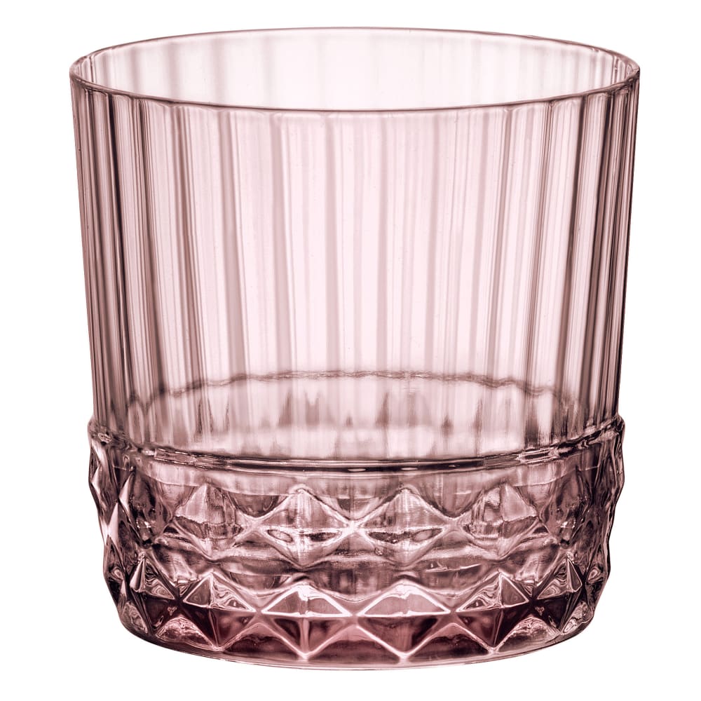Steelite 49213Q949 10 1/3 oz America 20s Rocks Glass, Lilac Rose