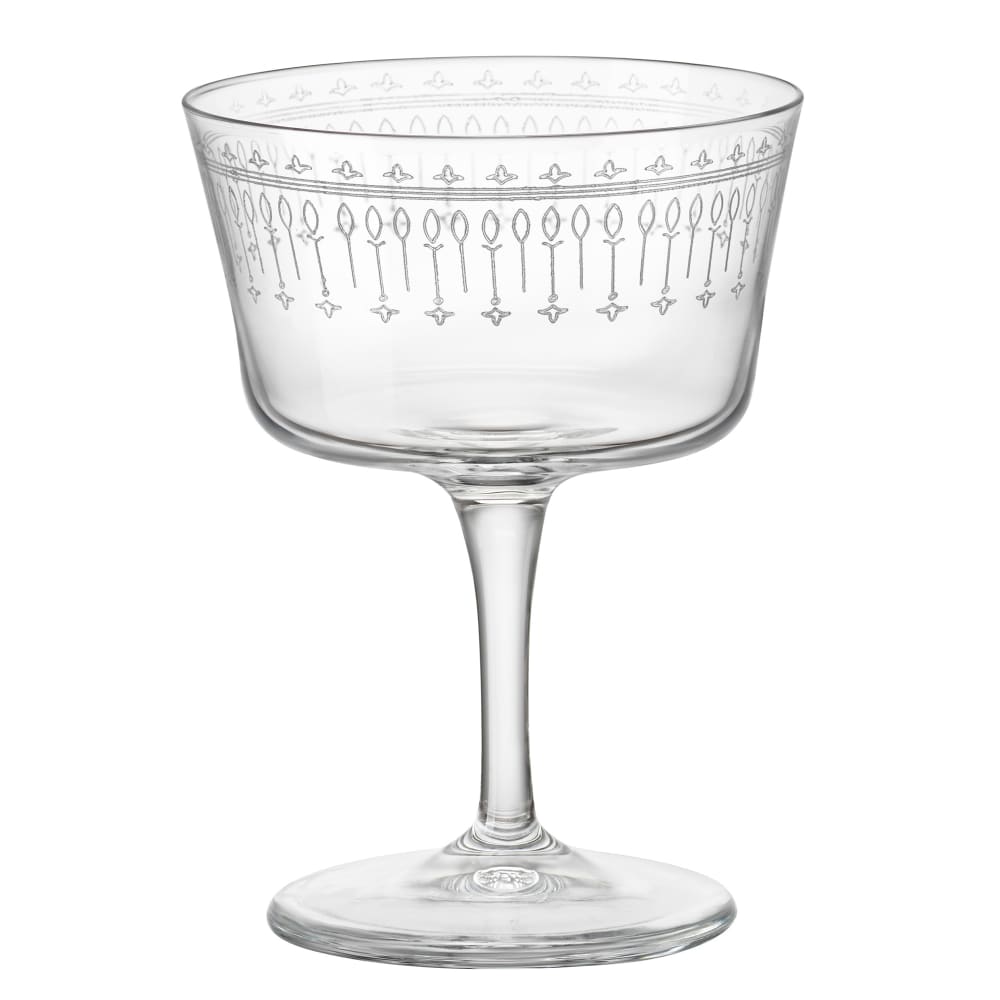 Steelite 49214Q902 7 1/2 oz Novecento Art Deco Fizz Glass