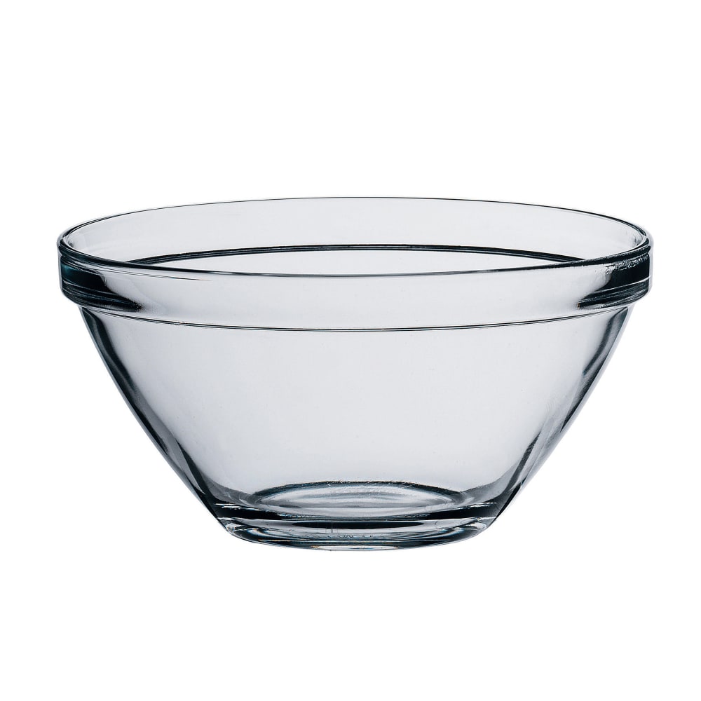 Steelite 4934Q274 12 oz Round Pompei Bowl - Glass, Clear
