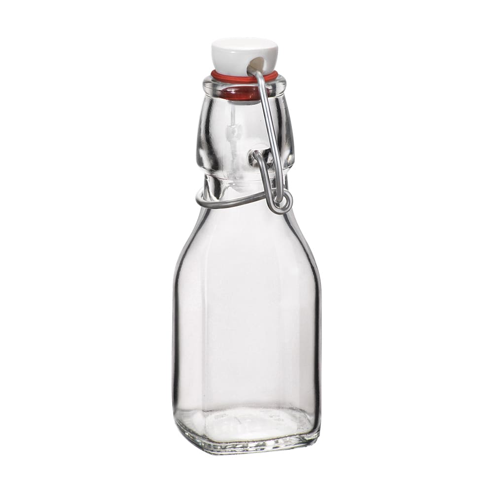 Steelite 4953Q810 5 oz Swing Top Bottle - Glass, Clear